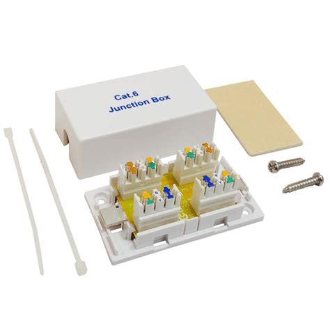 cat6 junction box lowes|cat 6 punch down block.